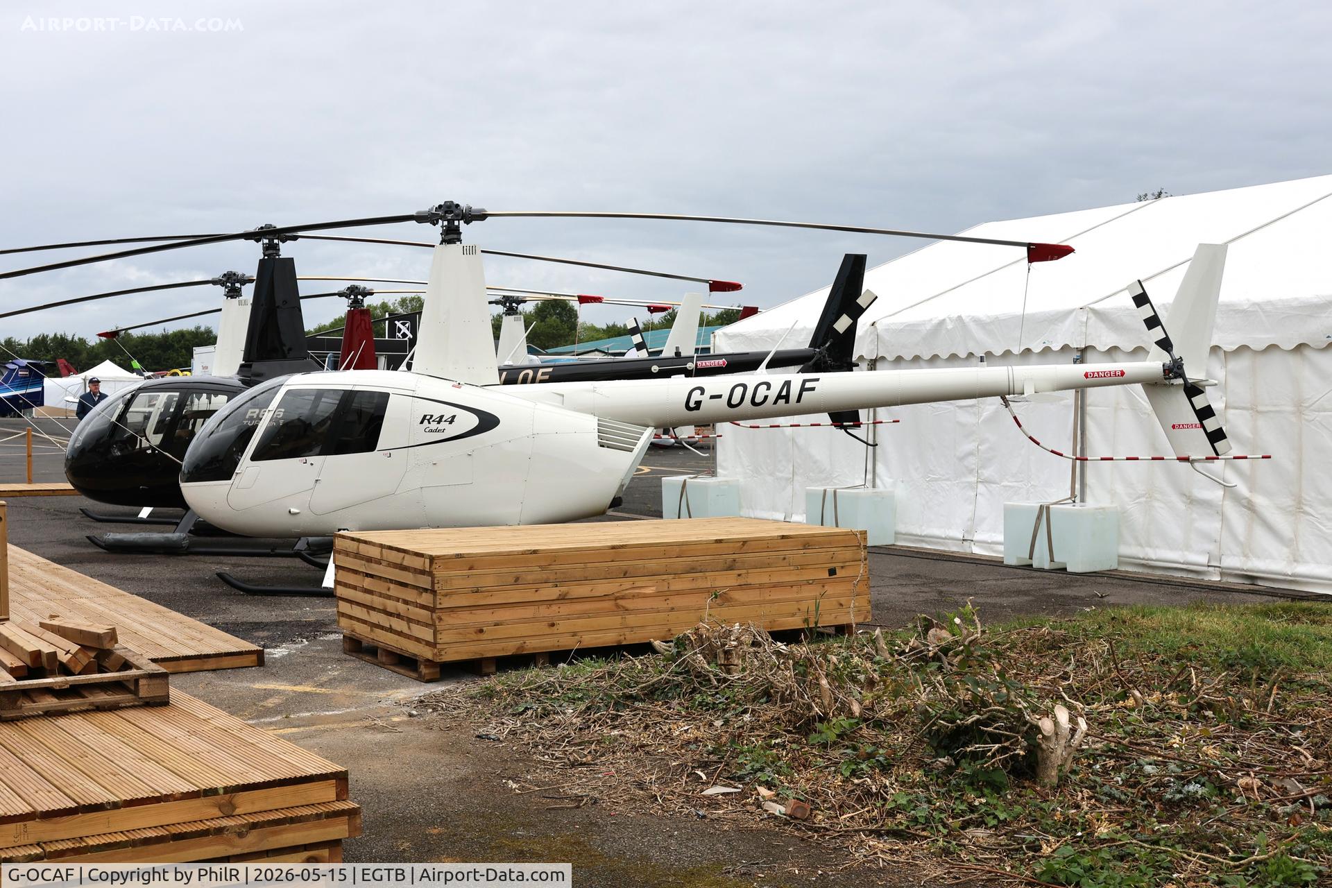 G-OCAF, 2018 Robinson R44 Cadet, c/n 30041, G-OCAF 2018 Robinson R44 Cadet Private Flyer Fest Booker 
