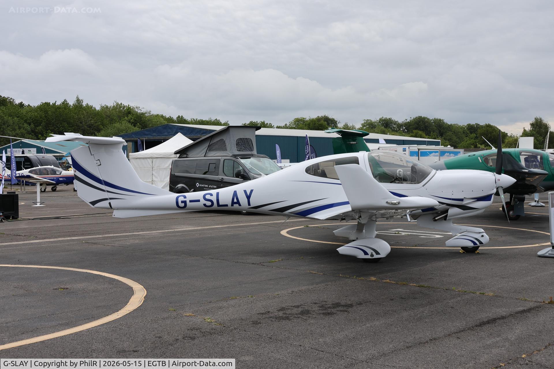 G-SLAY, 2023 Diamond Aircraft Industries DA-40 NG Diamond Star, c/n 40.N613, G-SLAY 2023 Diamond DA40 NG Diamond Star Private Flyer Fest Booker 