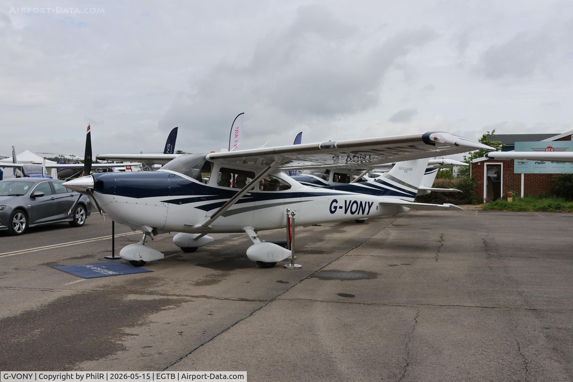 G-VONY, 2006 Cessna T182T Turbo Skylane, c/n T18208662, G-VONY 2007 Cessna T182T Turbo Skylane Private Flyer Fest Booker 
