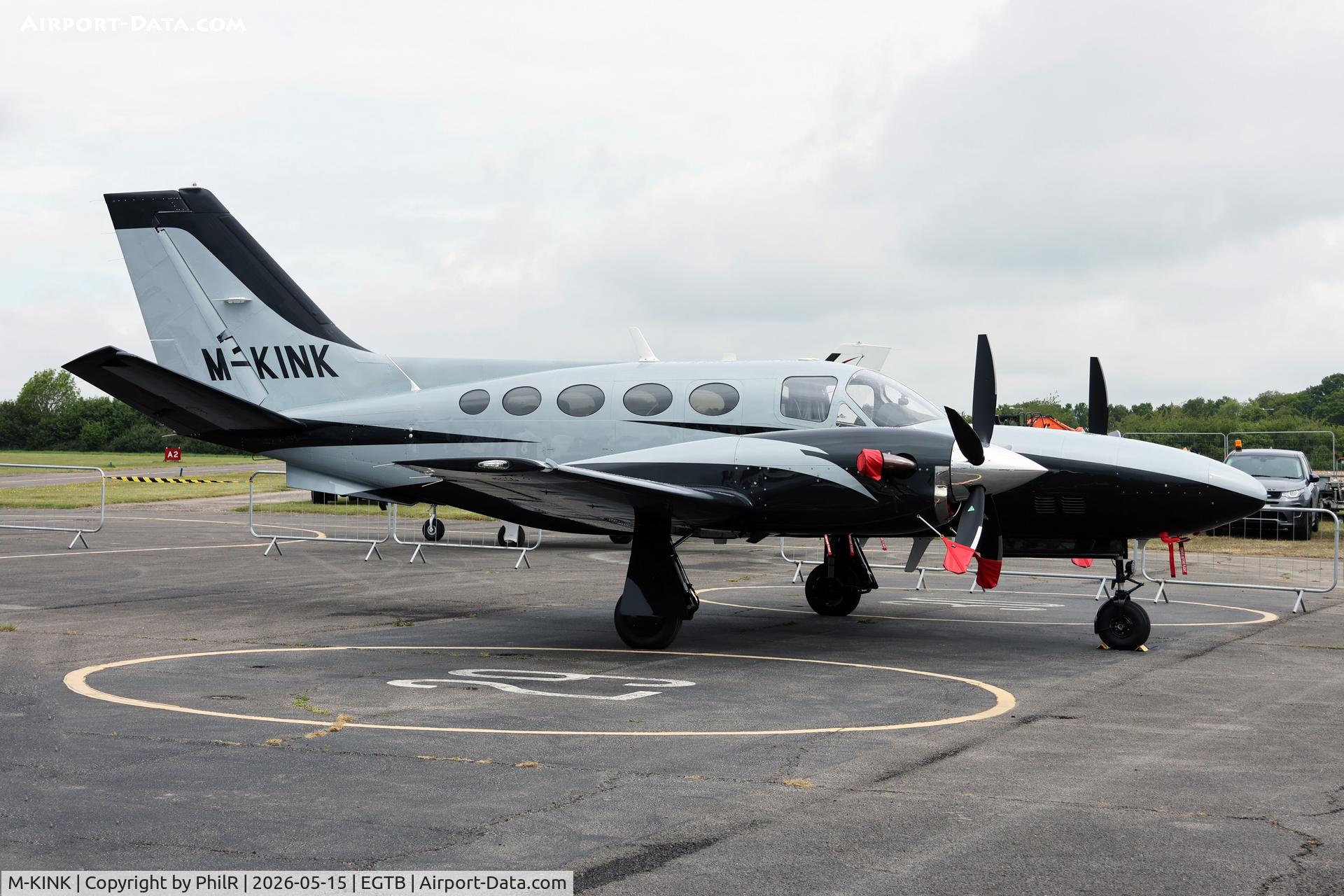 M-KINK, 1984 Cessna 425 Conquest 1, c/n 425-0200, M-KINK 1984 Cessna 425 Conquest I Private Flyer Fest Booker
