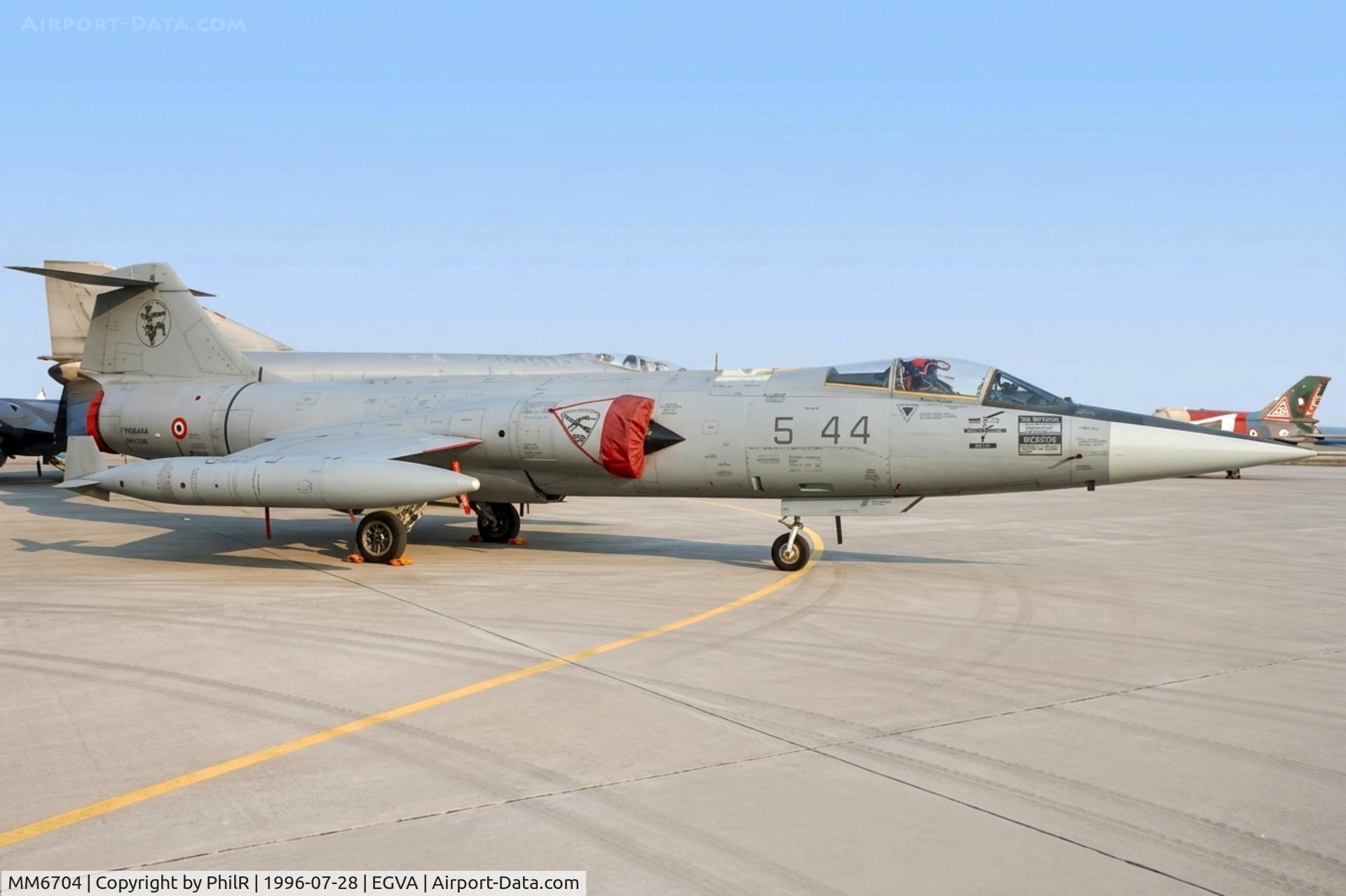 MM6704, Aeritalia F-104S-ASA Starfighter, c/n 1004, MM6704 Lockheed F-104S ASA Starfighter ItAF IAT 
