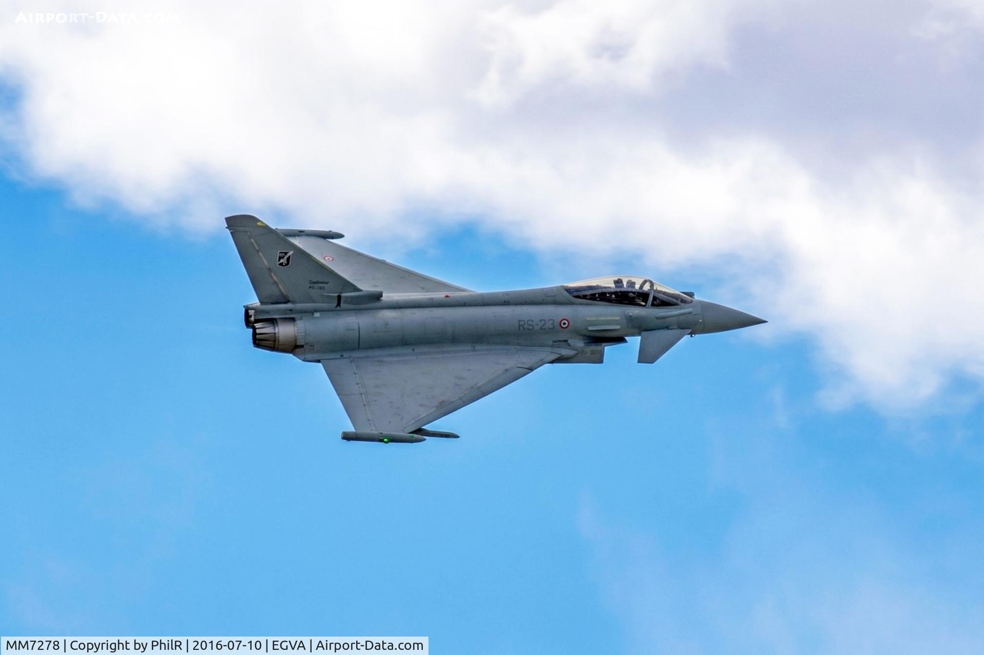 MM7278, Eurofighter F-2000A Typhoon, c/n 092/IS010, MM7278 RS-23 Eurofigher F2000A ItAF RIAT