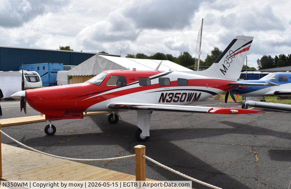 N350WM, 2024 Piper PA-46-350P Malibu Mirage Malibu Mirage, c/n 4636839, Piper PA-46-350P M350 Malibu Mirage at Wycombe Air Park. 
