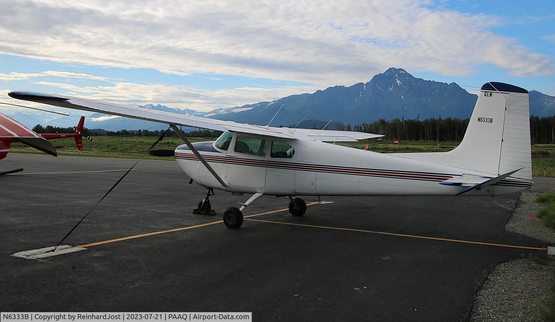 N6333B, Cessna 182A Skylane, c/n 34233, Early version of the classic Cessna 182 at Palmer Municipal, AK