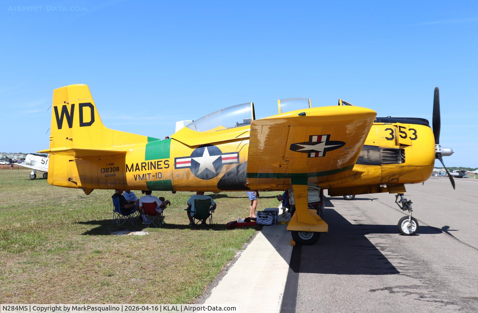 N284MS, North American T-28B, c/n 200-379 (138308), North American T-28B
