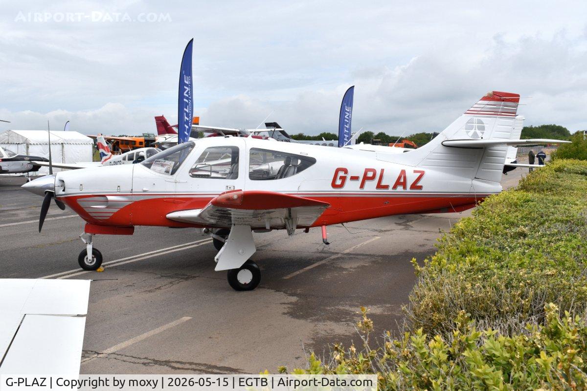G-PLAZ, 1975 Rockwell International 112 Commander, c/n 345, Rockwell International 112 at Wycombe Air Park.