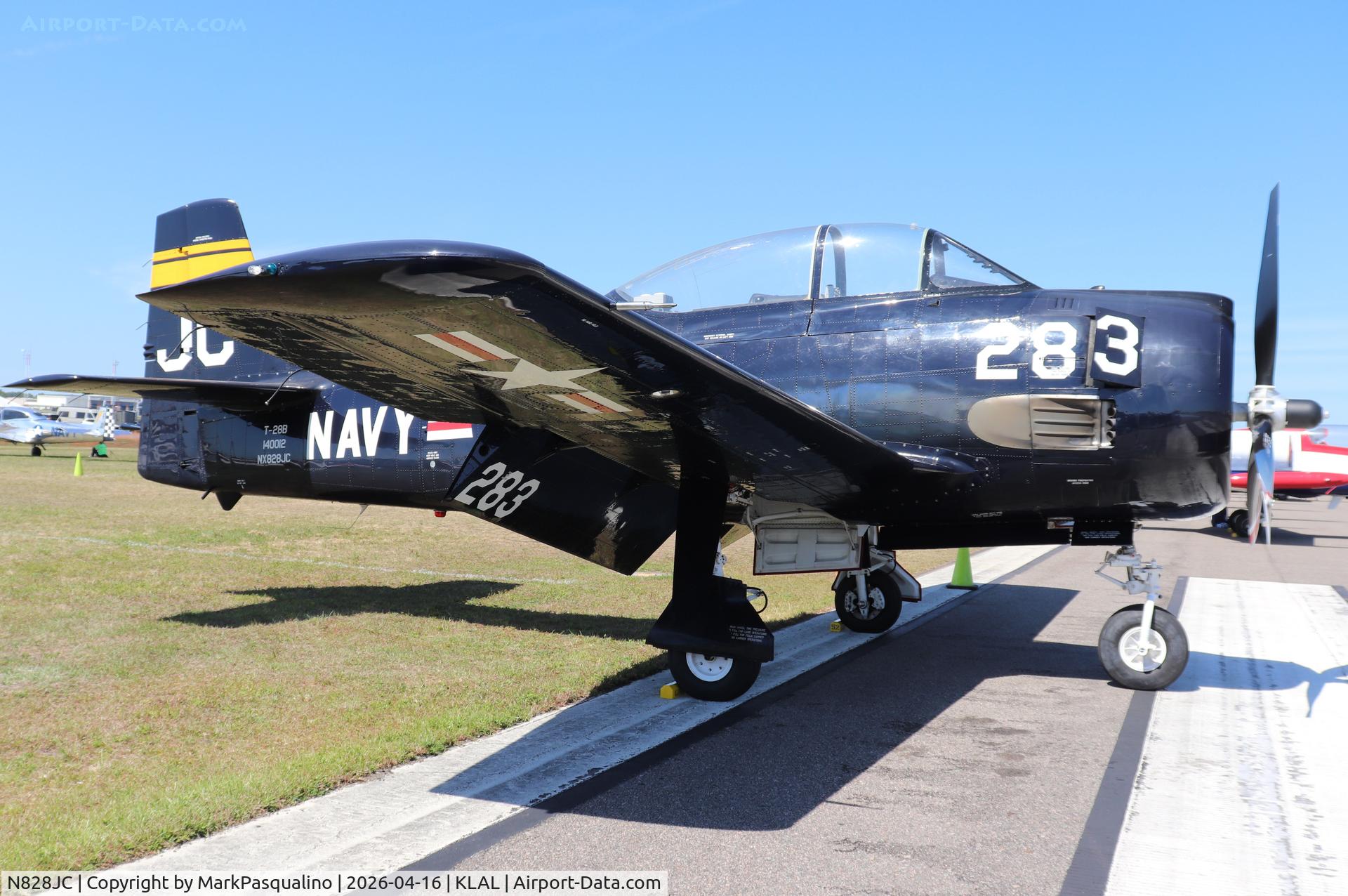 N828JC, 1955 North American T-28B Trojan, c/n 219-11, North American T-28B