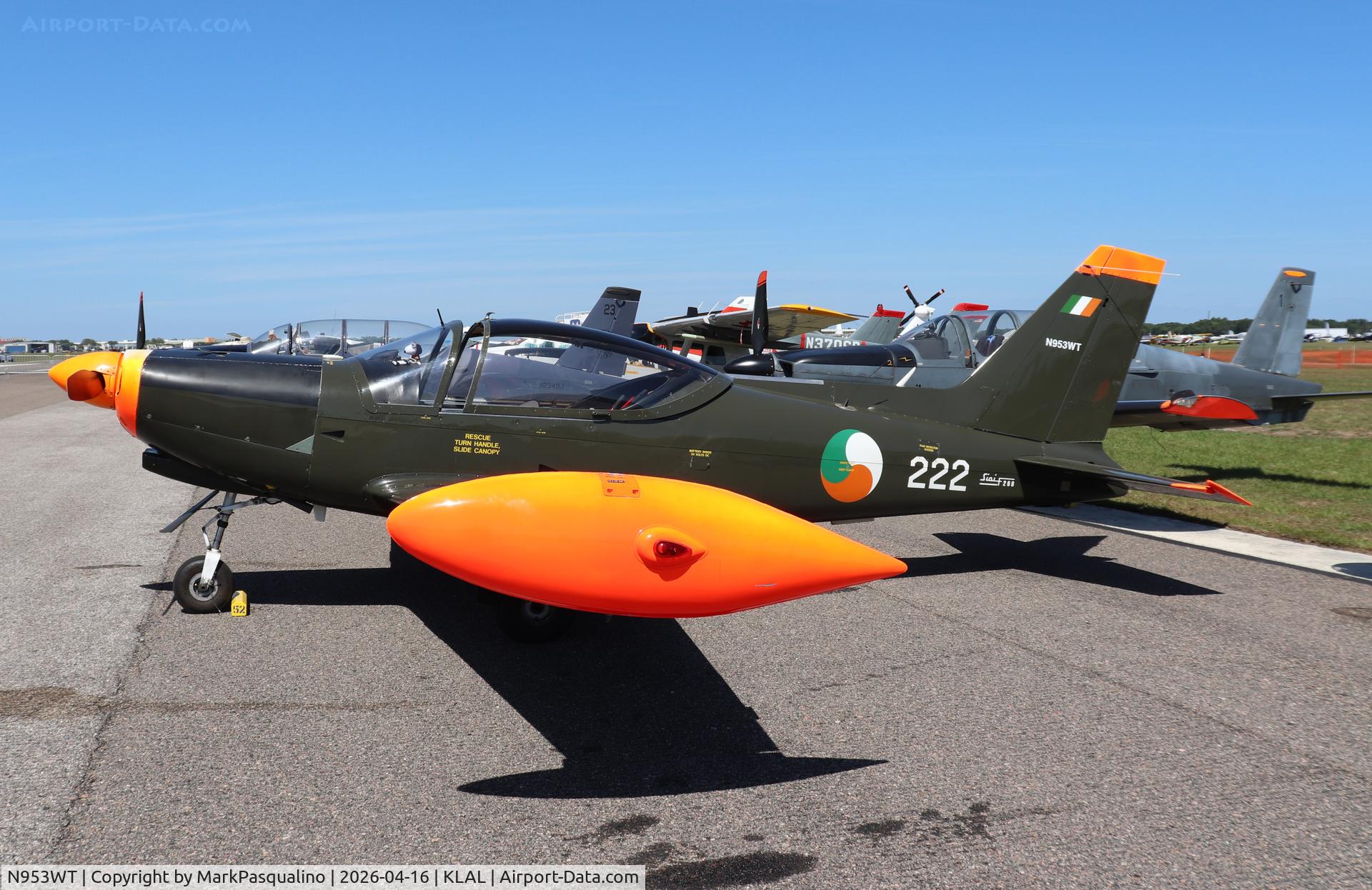 N953WT, 1976 SIAI-Marchetti SF-260W Warrior, c/n 289/24-01, SIAI-Marchetti SF-260W