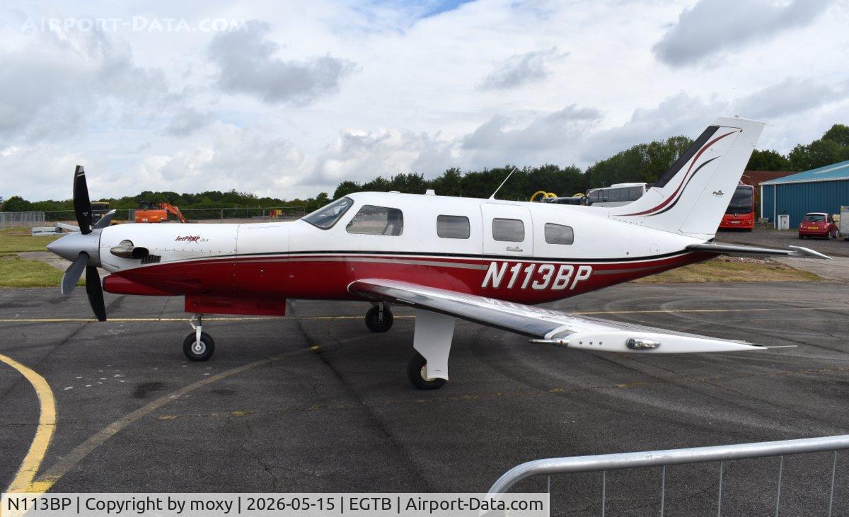 N113BP, 2004 Piper PA-46-350P Malibu Mirage, c/n 4636363, Piper PA-46-350P Malibu Mirage at Wycombe Air Park.
