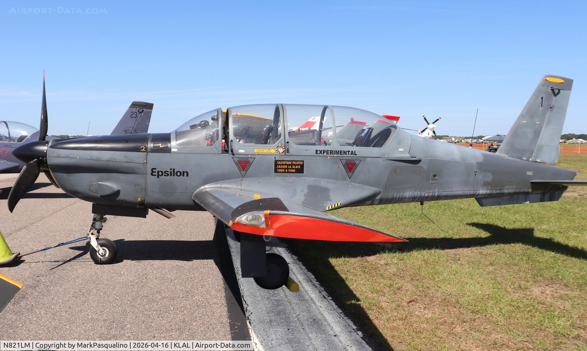 N821LM, Socata TB-30 Epsilon, c/n 1, Socata TB-30 Epsilon
