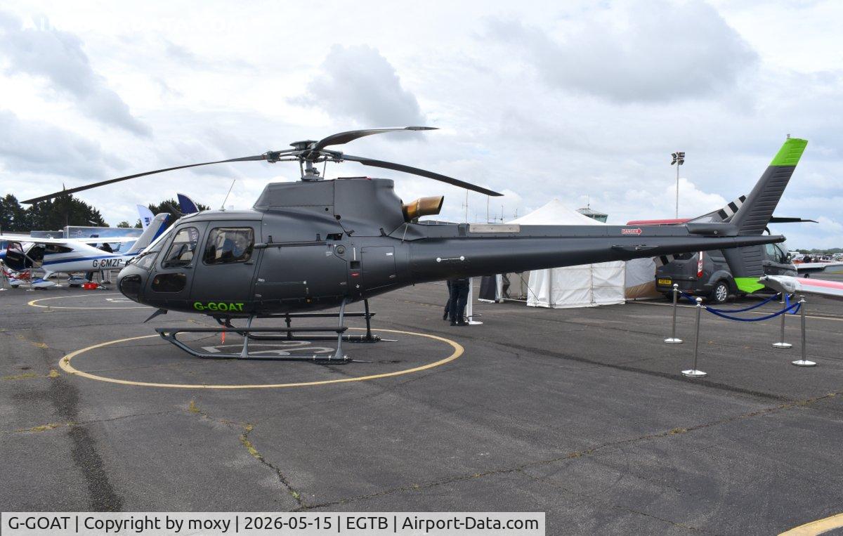G-GOAT, Airbus Helicopters H125, c/n 9413, Airbus Helicopters AS350B3 at Wycombe Air Park.