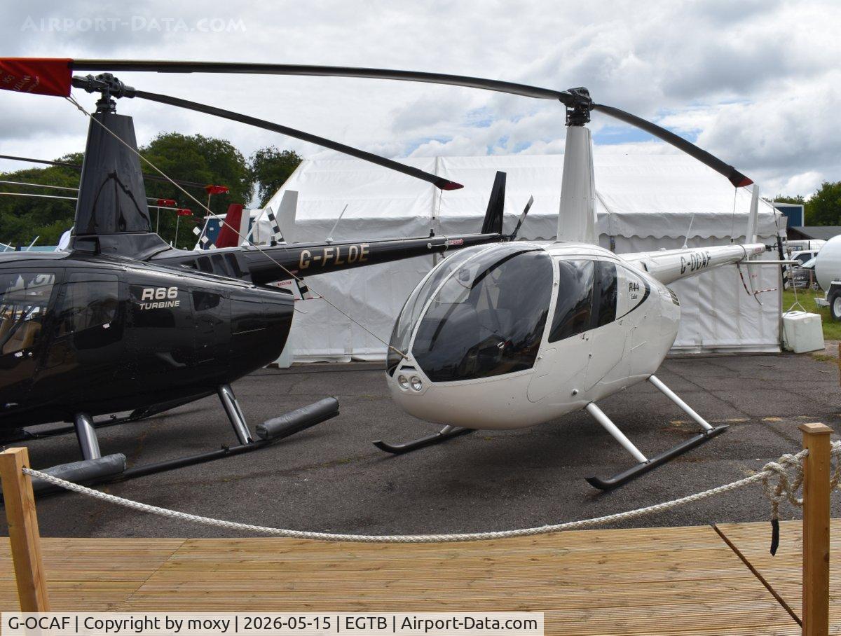 G-OCAF, 2018 Robinson R44 Cadet, c/n 30041, Robinson R44 Cadet at Wycombe Air Park.