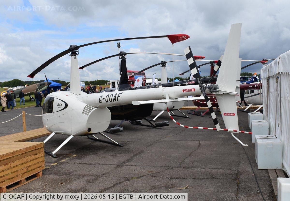 G-OCAF, 2018 Robinson R44 Cadet, c/n 30041, Robinson R44 Cadet at Wycombe Air Park.