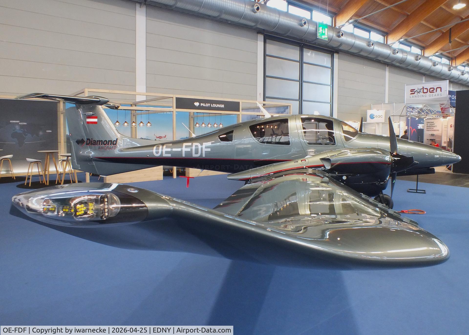 OE-FDF, Diamond DA-62, c/n 62.359, Diamond DA-62 at the AERO 2026, Friedrichshafen