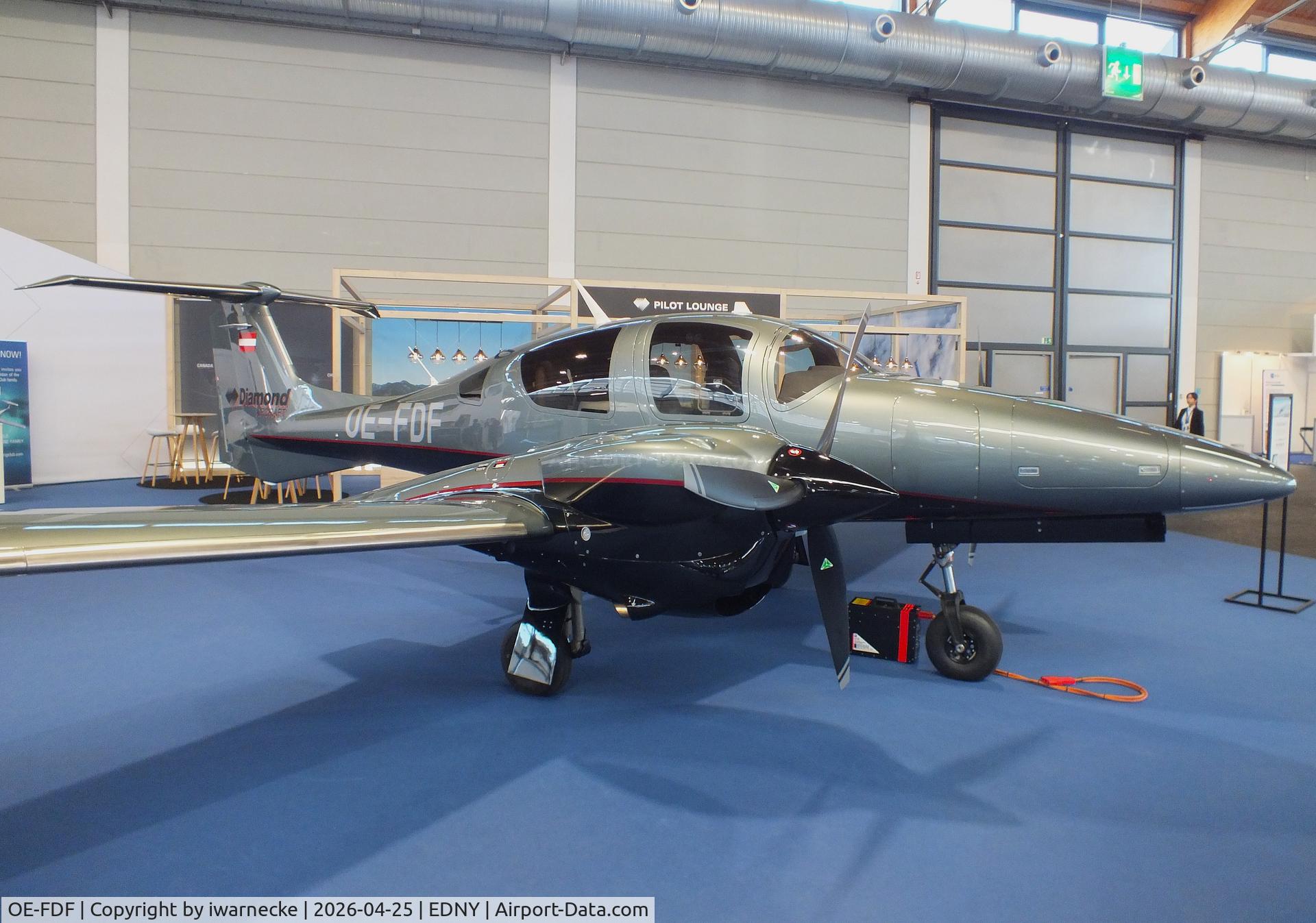 OE-FDF, Diamond DA-62, c/n 62.359, Diamond DA-62 at the AERO 2026, Friedrichshafen