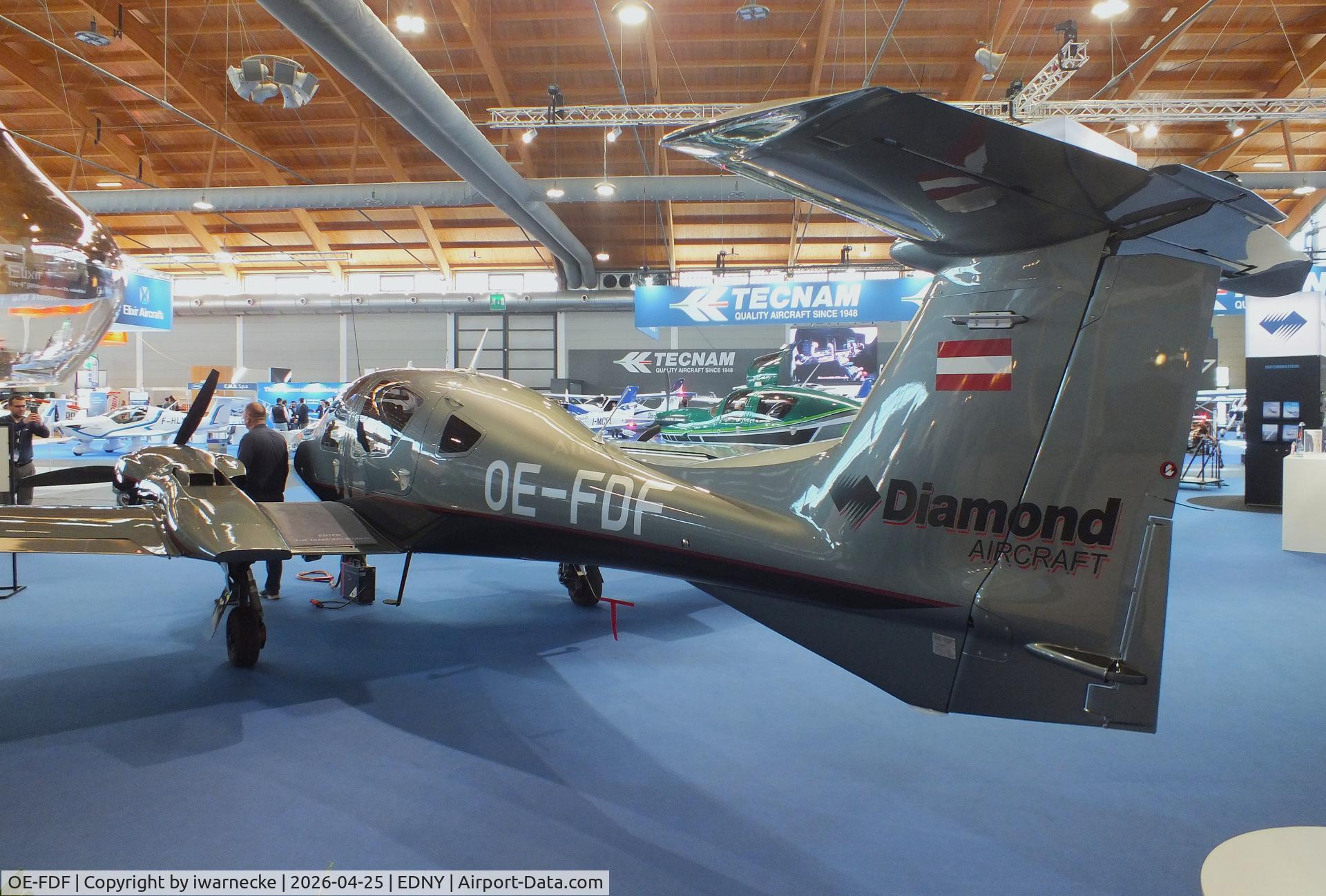 OE-FDF, Diamond DA-62, c/n 62.359, Diamond DA-62 at the AERO 2026, Friedrichshafen