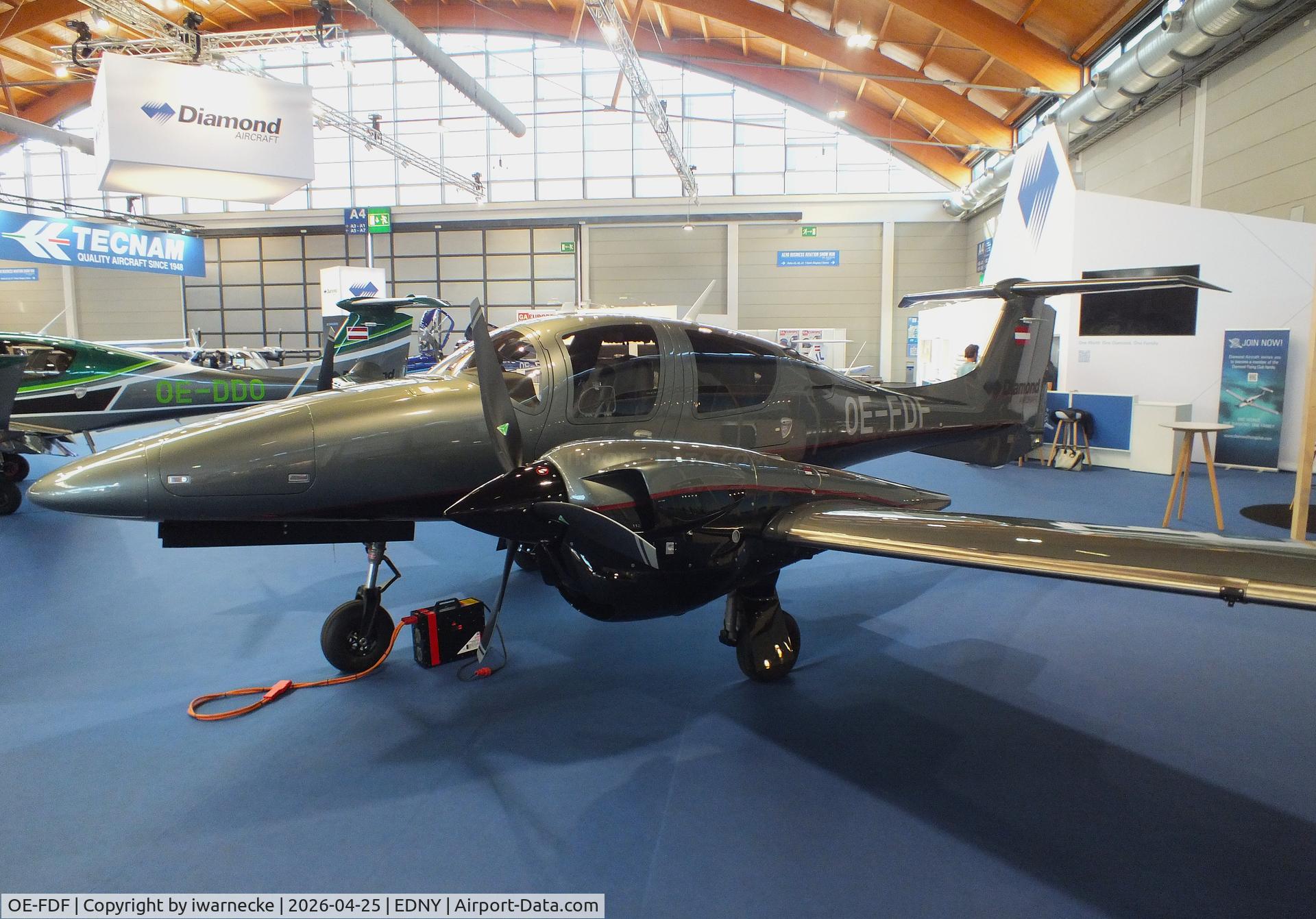 OE-FDF, Diamond DA-62, c/n 62.359, Diamond DA-62 at the AERO 2026, Friedrichshafen