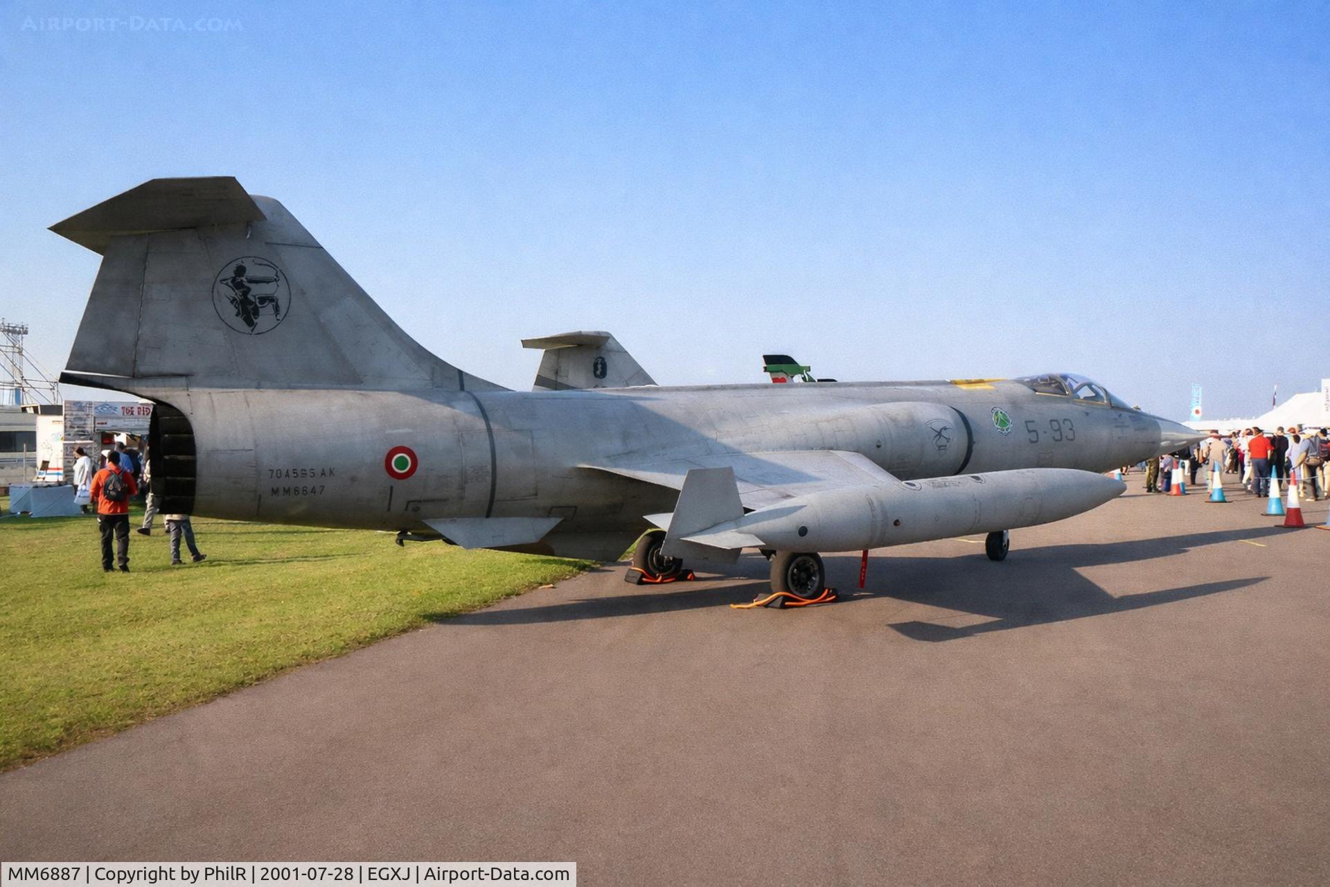 MM6887, Aeritalia F-104S-ASA-M Starfighter, c/n 1187, MM6887 F-104 ASA-M M Starfighter ItalianAF RIAT Cottesmore