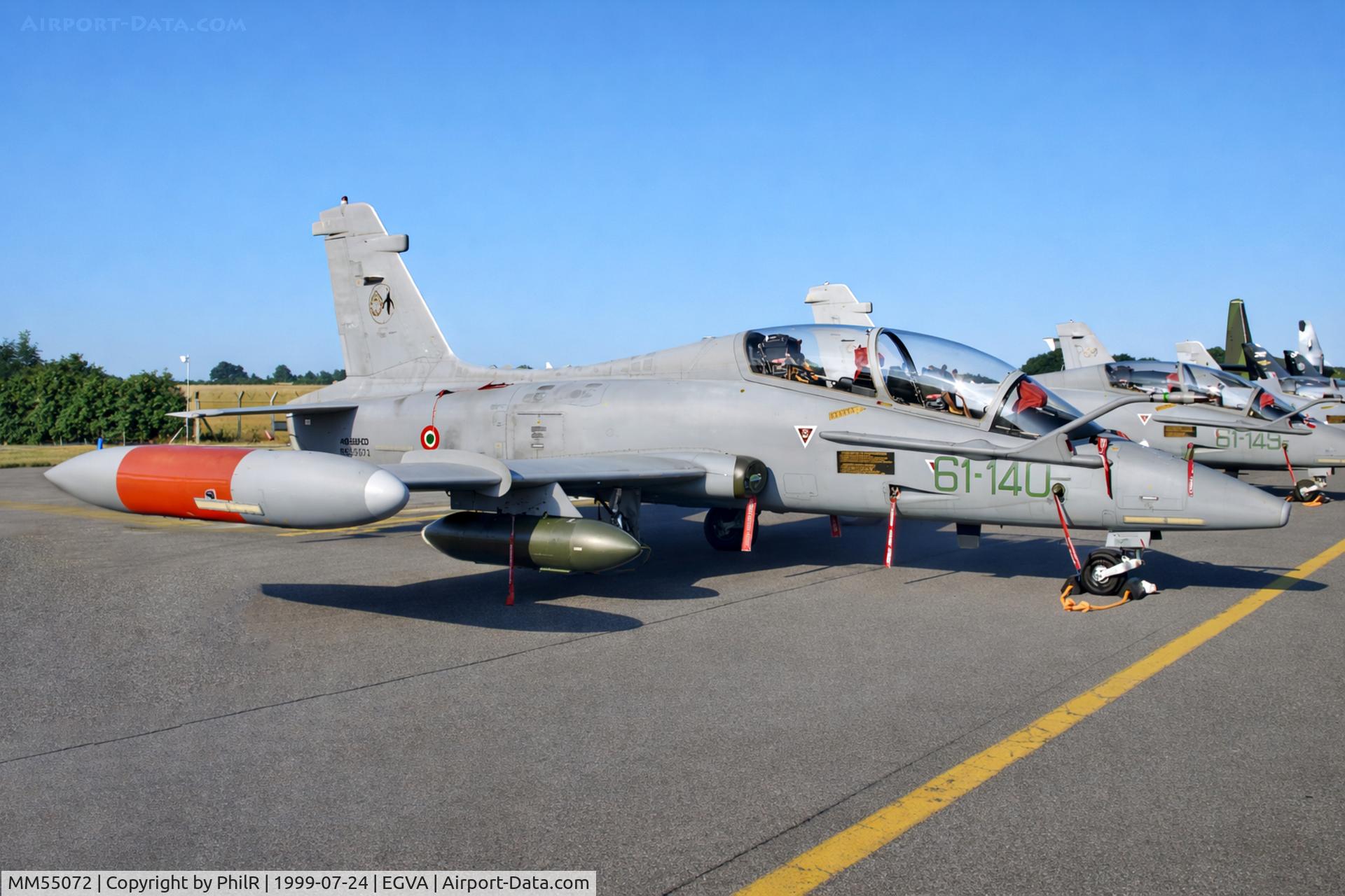 MM55072, Aermacchi MB-339CD, c/n 6876/204/CD011, MM55072 MB 339CD ItAF RIAT 
