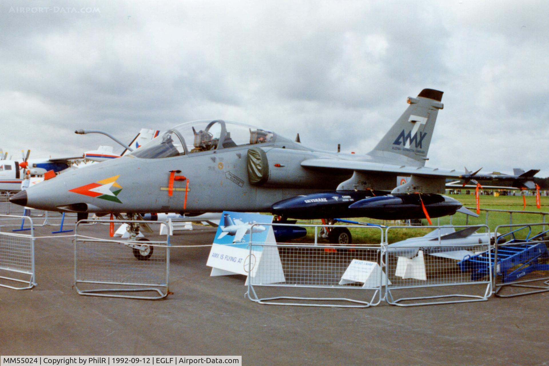 MM55024, Aermacchi MB-339CD, c/n 6876/204/CD011, MM55024 AMX International AMX-T ItalAF SBAC 
