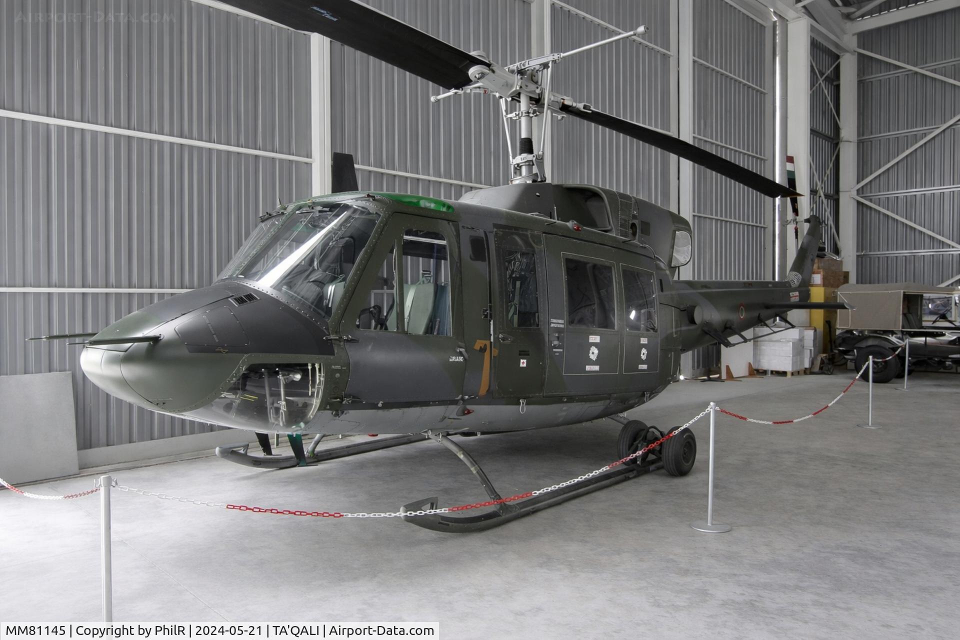 MM81145, Agusta AB-212AM, c/n 5802, MM81145 Agusta Bell AB212AM Malta Aviation Museum Ta' Qali Malta (2).JPG