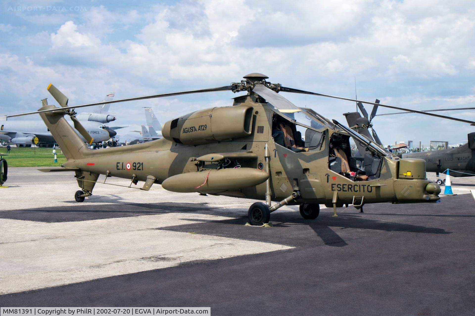 MM81391, Agusta A-129A Mangusta, c/n 29022, MM81391 Agusta A129A Mangusta ItArmy RIAT 