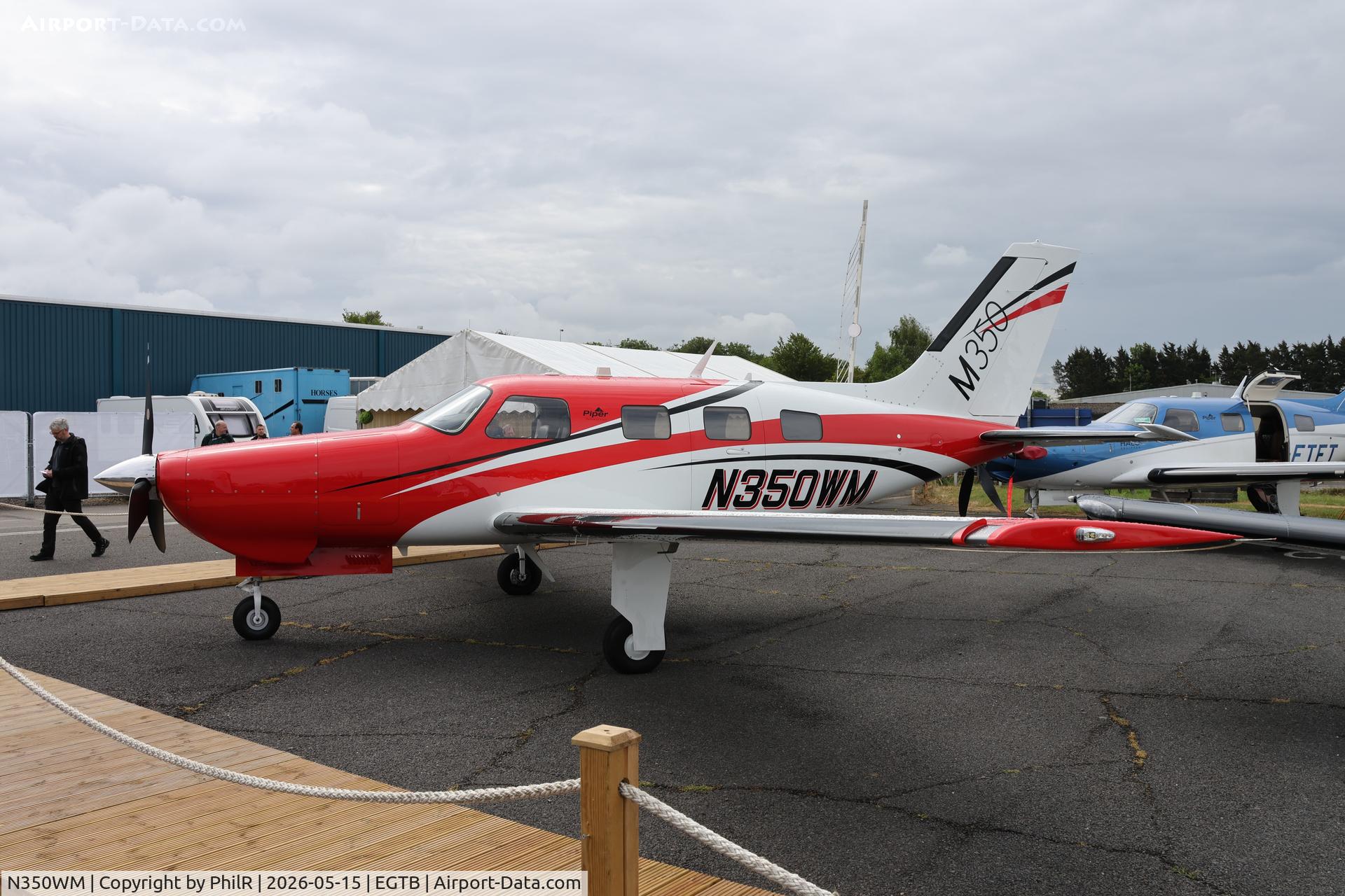 N350WM, 2024 Piper PA-46-350P Malibu Mirage Malibu Mirage, c/n 4636839, N350WM 2024 Piper PA-46-350P M350 Private Flyer Fest Booker 
