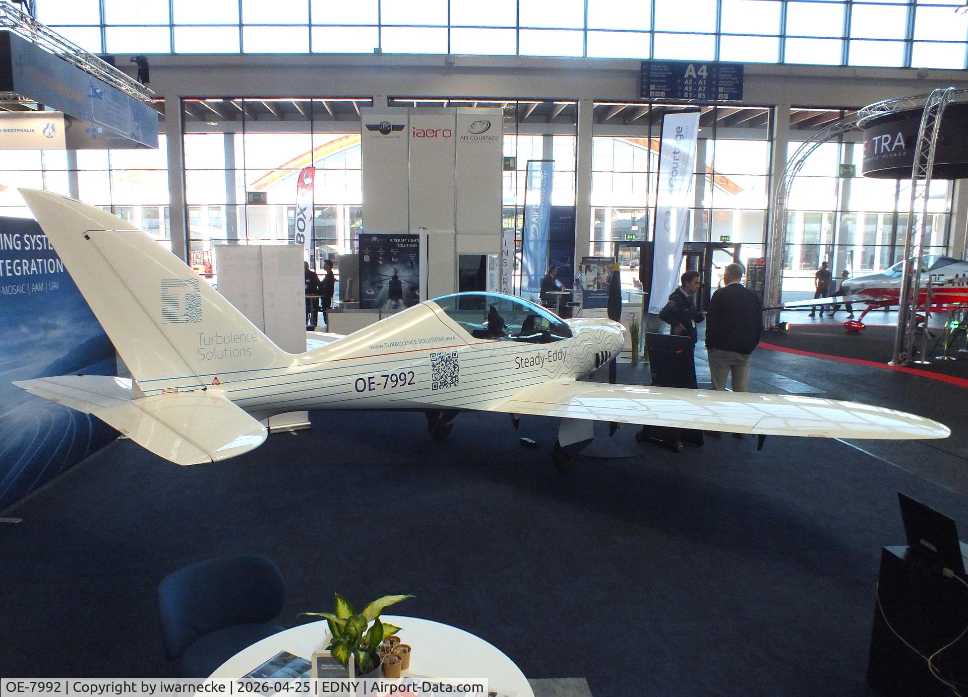 OE-7992, 2024 Shark Aero Shark 600, c/n 158, Shark Aero Shark 600 Turbulence-Solutions demonstrator at the AERO 2026, Friedrichshafen
