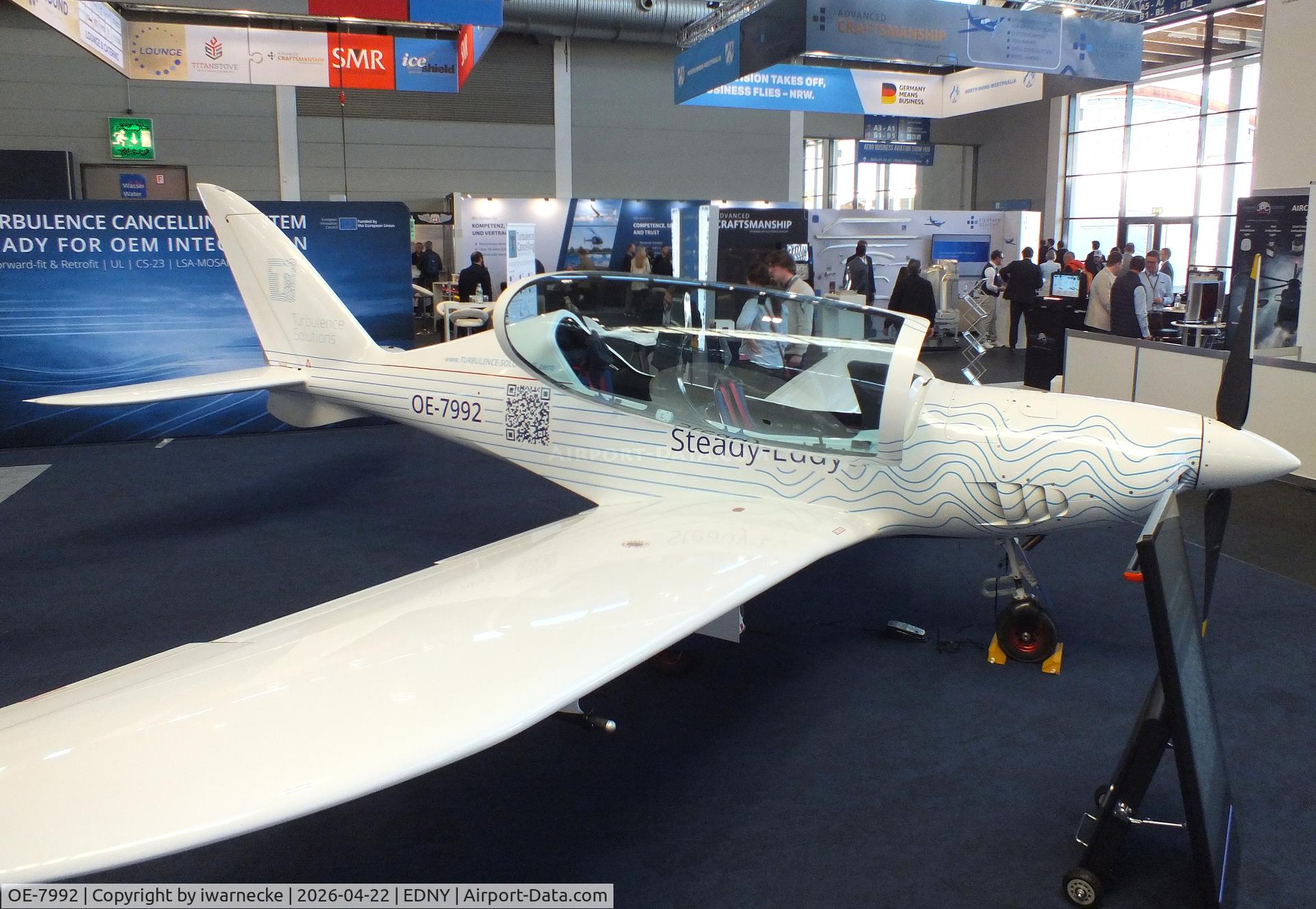 OE-7992, 2024 Shark Aero Shark 600, c/n 158, Shark Aero Shark 600 Turbulence-Solutions demonstrator at the AERO 2026, Friedrichshafen