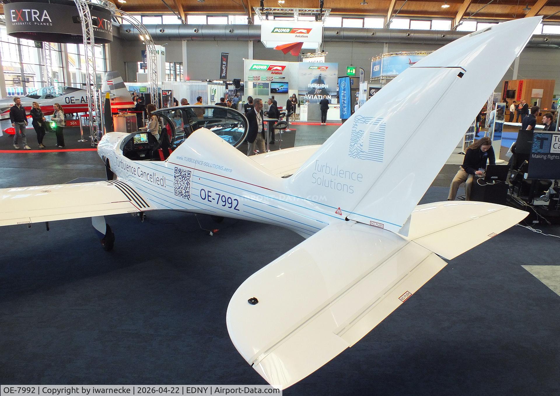 OE-7992, 2024 Shark Aero Shark 600, c/n 158, Shark Aero Shark 600 Turbulence-Solutions demonstrator at the AERO 2026, Friedrichshafen