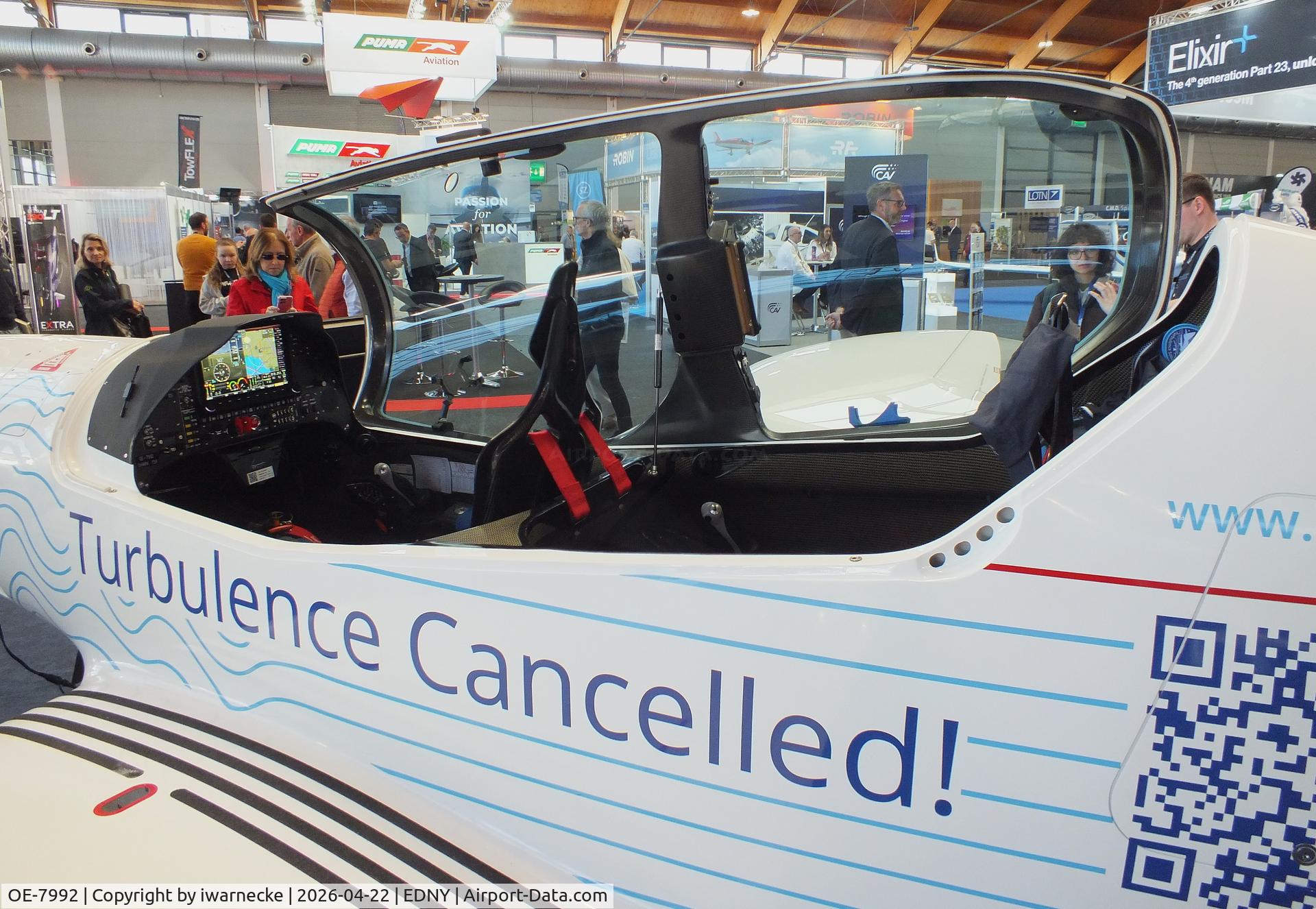 OE-7992, 2024 Shark Aero Shark 600, c/n 158, Shark Aero Shark 600 Turbulence-Solutions demonstrator at the AERO 2026, Friedrichshafen