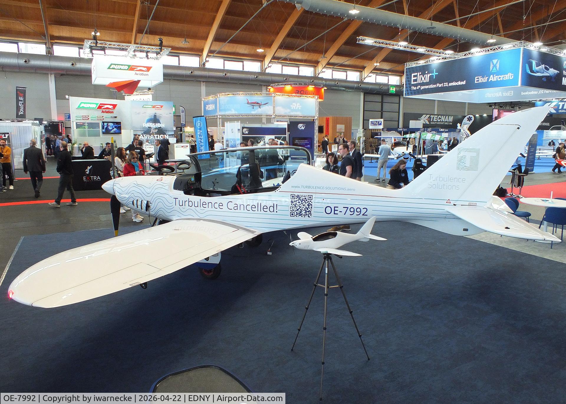 OE-7992, 2024 Shark Aero Shark 600, c/n 158, Shark Aero Shark 600 Turbulence-Solutions demonstrator at the AERO 2026, Friedrichshafen
