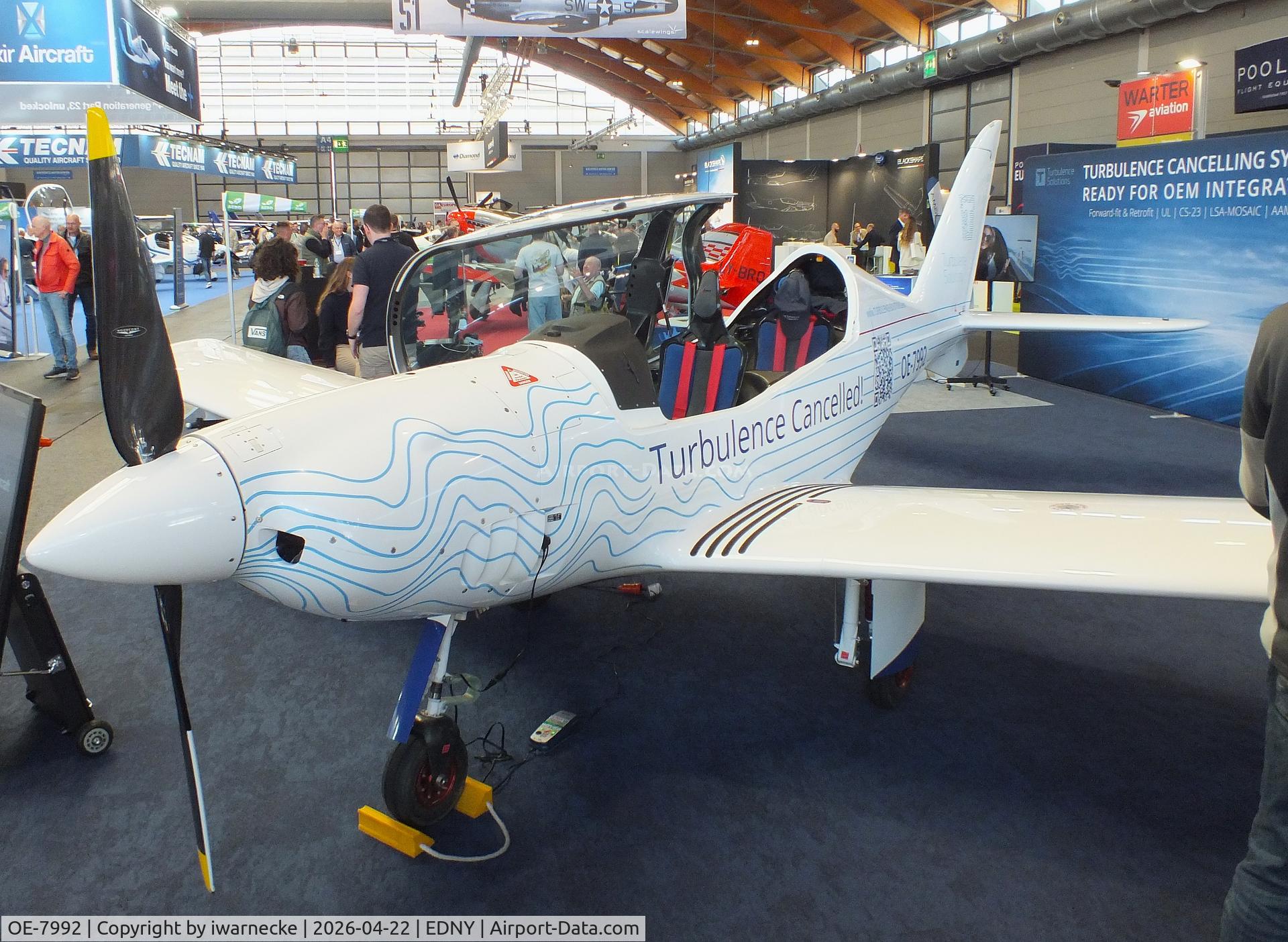 OE-7992, 2024 Shark Aero Shark 600, c/n 158, Shark Aero Shark 600 Turbulence-Solutions demonstrator at the AERO 2026, Friedrichshafen