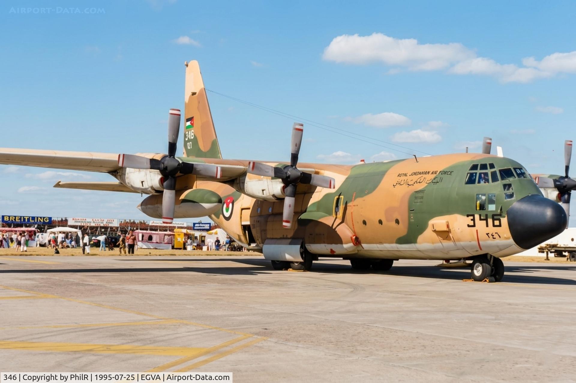346, Lockheed C-130H Hercules, c/n 382-4920, 346 1982 Lockheed C-130H Hercules RJorAF IAT 