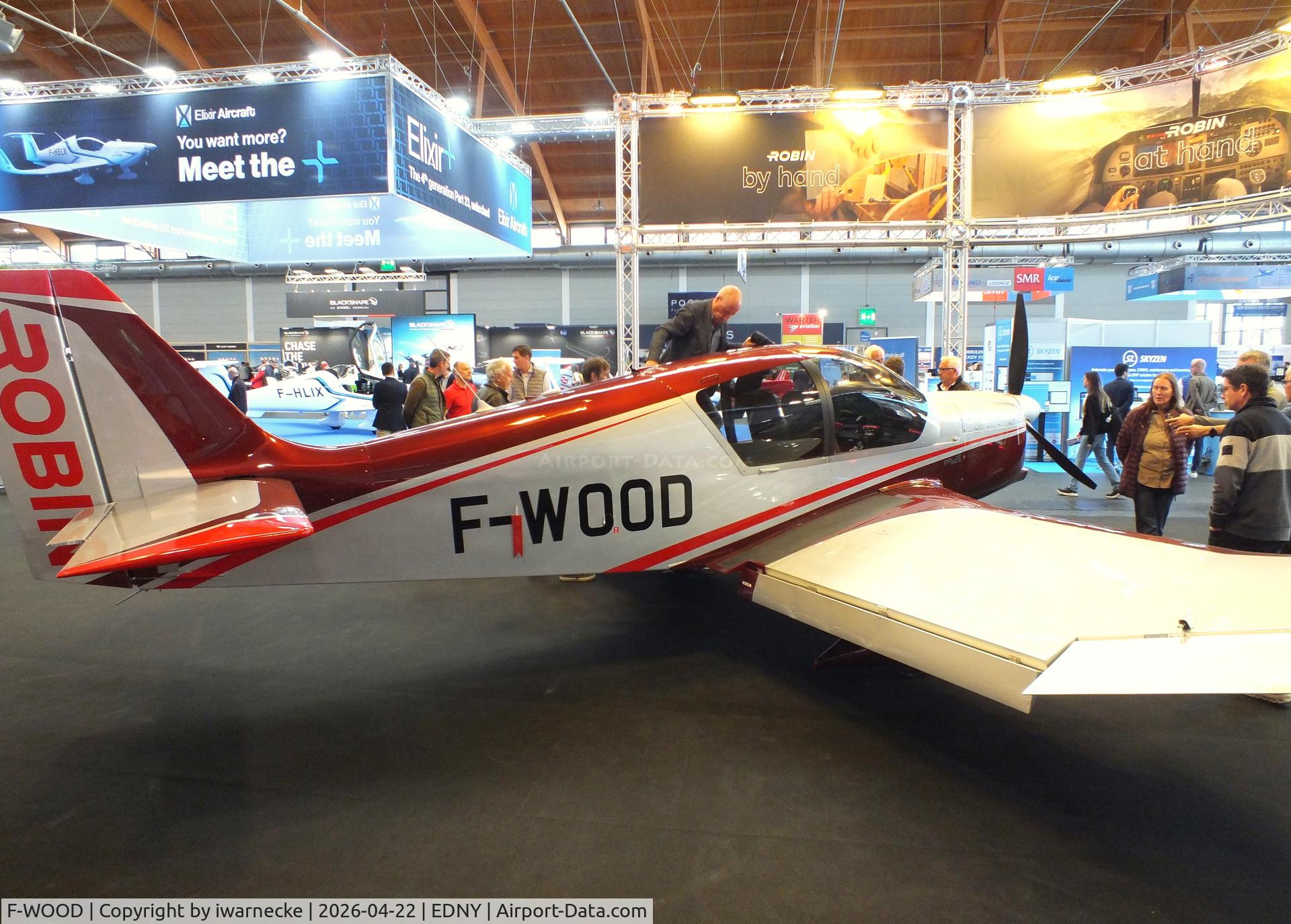 F-WOOD, 2023 Robin DR-401 Turbine, c/n not found_F-WOOD, Robin DR.401 at the AERO 2026, Friedrichshafen