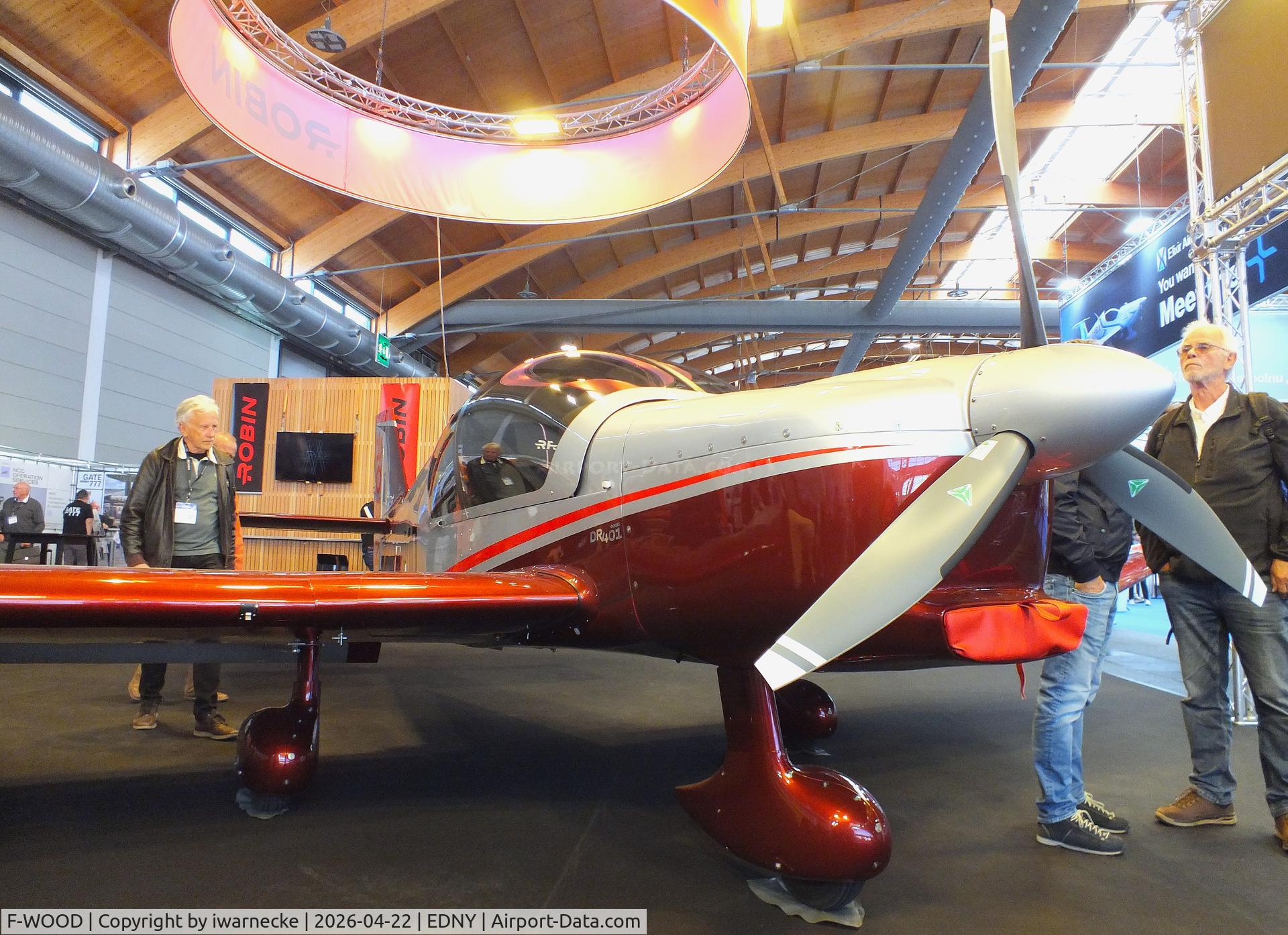F-WOOD, 2023 Robin DR-401 Turbine, c/n not found_F-WOOD, Robin DR.401 at the AERO 2026, Friedrichshafen