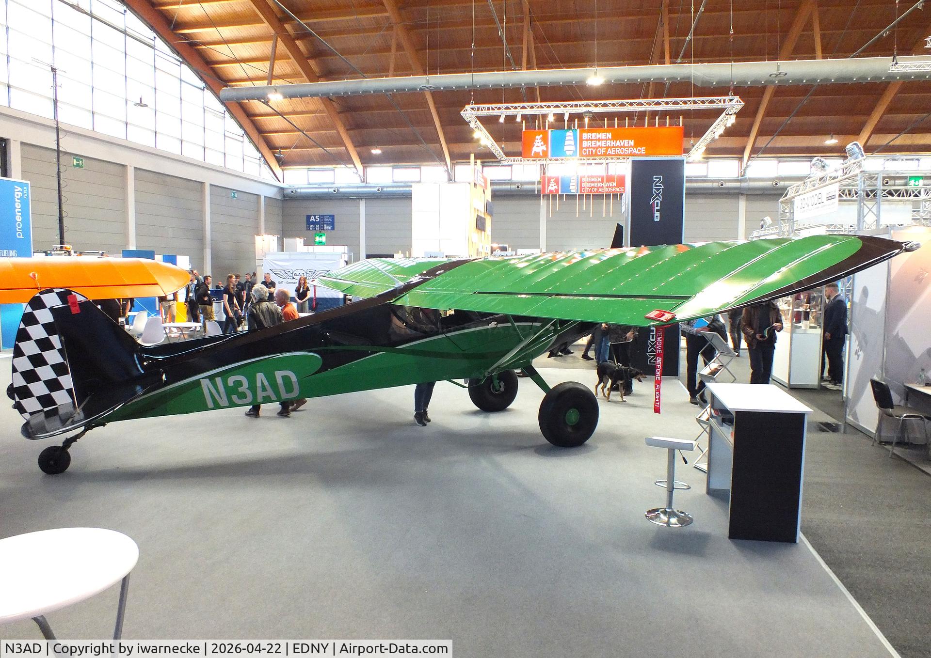 N3AD, 2025 Cub Crafters CC19-215 XCub, c/n CC19-0053, Cub Crafters CC19-215 XCub at the AERO 2026, Friedrichshafen
