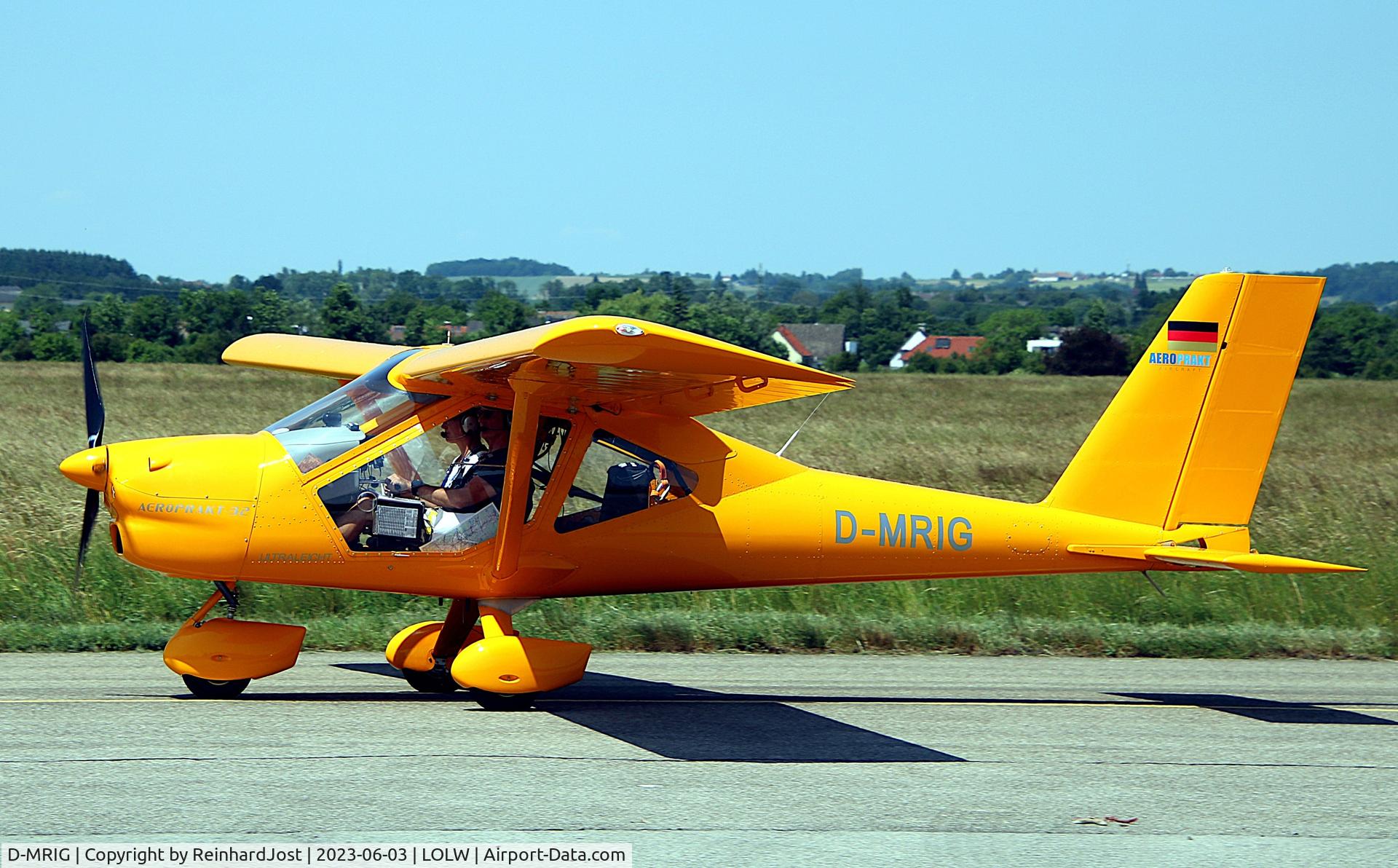 D-MRIG, 2022 Aeroprakt A32, c/n 226, Finishing Deutschlandflug 2023 at Wels, Austria