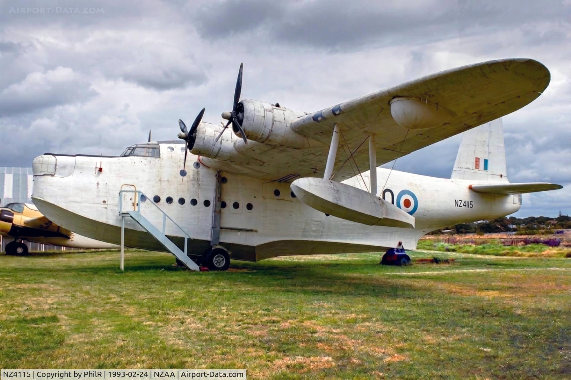 NZ4115, Short S.25 Sunderland V, c/n SH.1552, NZ4115 (G-AHJR, SZ584) 1946 Short Sunderland Mk V RNZAF MoTaT AKL 
