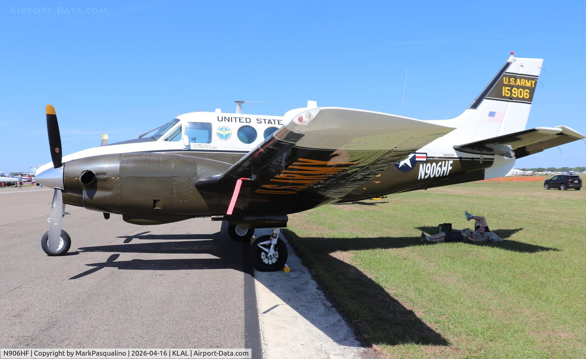 N906HF, 1971 Beech U-21G (A90-1) Ute, c/n LM-140, Beech U-21G