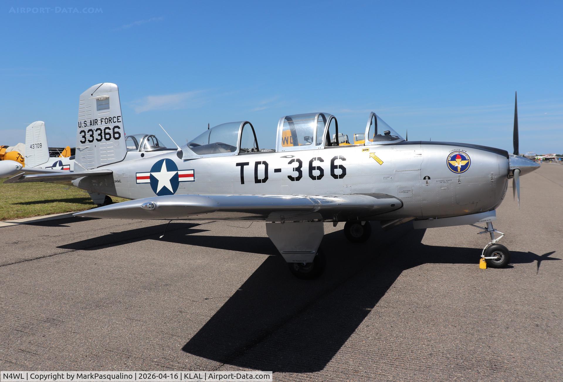 N4WL, Beech T-34A (A45) Mentor Mentor, c/n G-127, Beech T-34A
