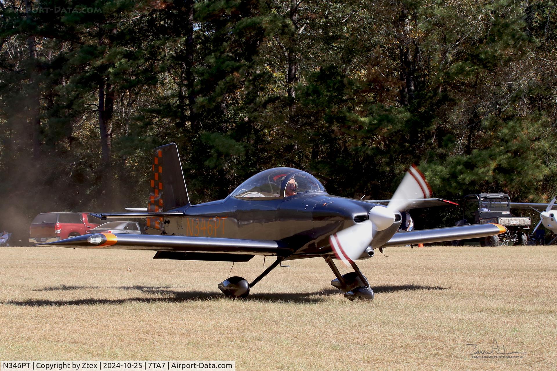 N346PT, 2022 VANS AIRCRAFT INC RV-8A, c/n 81715, At the 2024 Reklaw Fly-in 