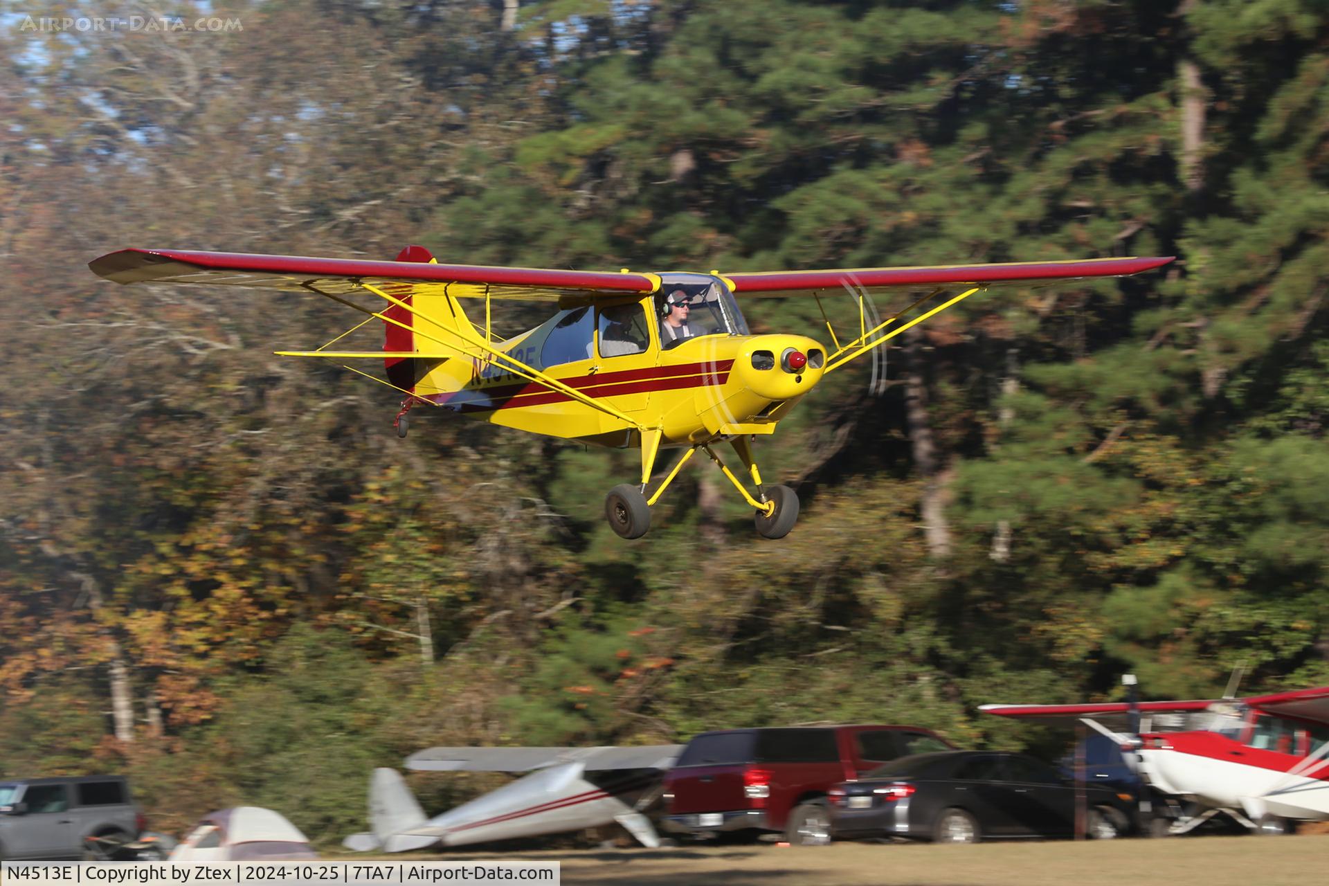 N4513E, 1948 Aeronca 7DC, c/n 7DC-124, At the 2024 Reklaw Fly-in 