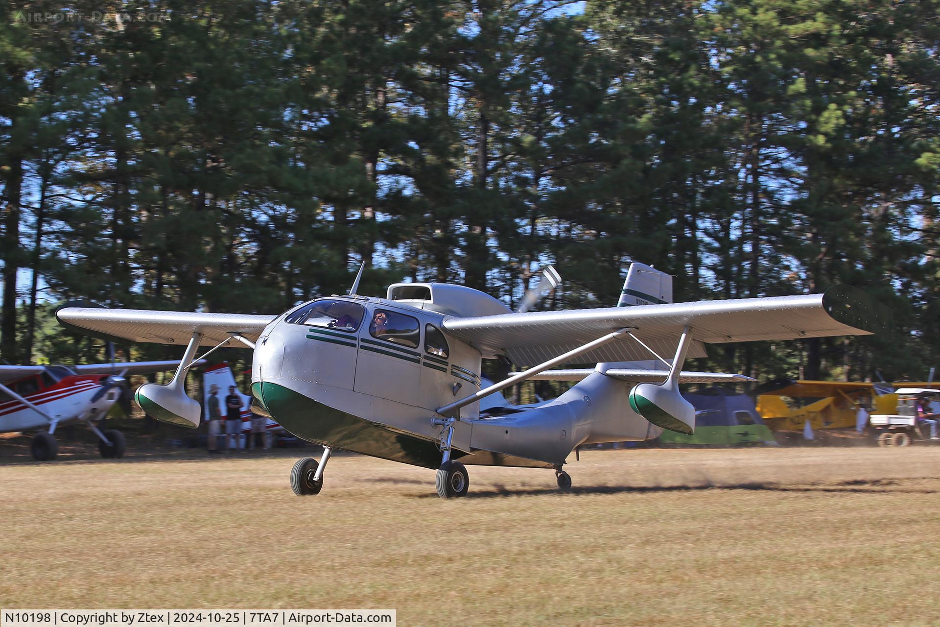N10198, 1947 Republic RC-3 Seabee, c/n 603, At the 2024 Reklaw Fly-in 