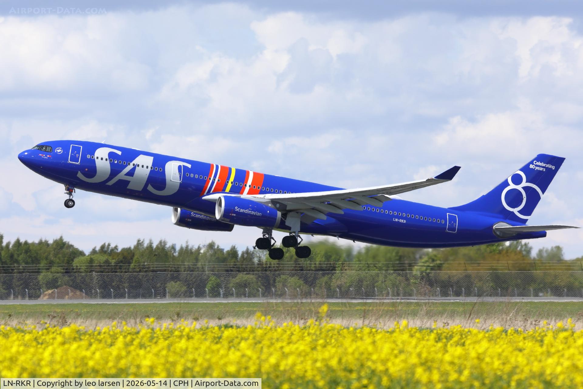 LN-RKR, 2015 Airbus A330-343E, c/n 1660, Copenhagen 14.5.2026