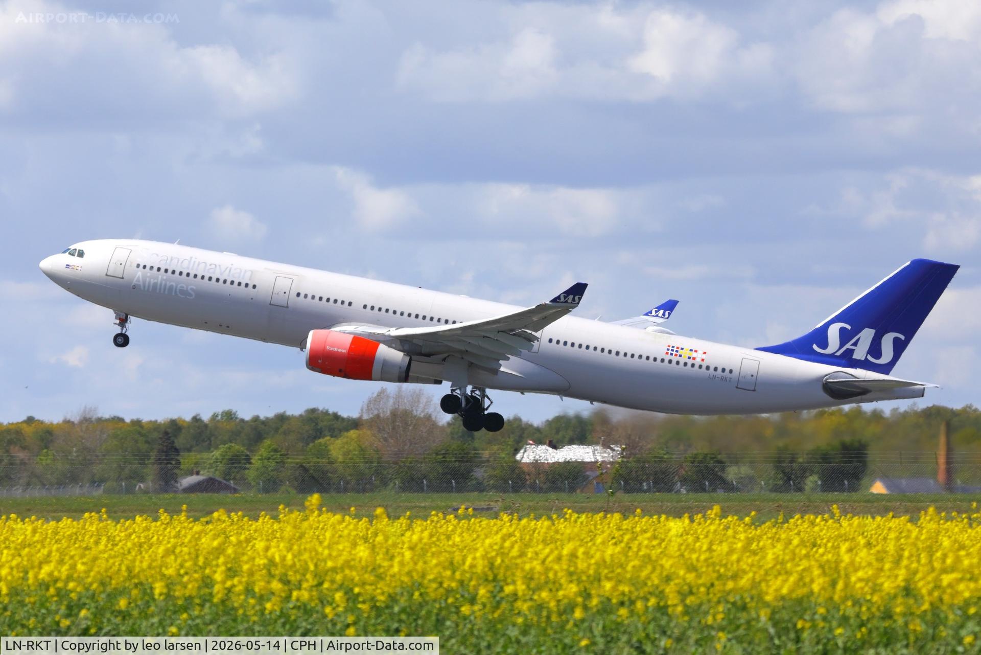 LN-RKT, 2016 Airbus A330-343E, c/n 1697, Copenhagen 14.5.2026
