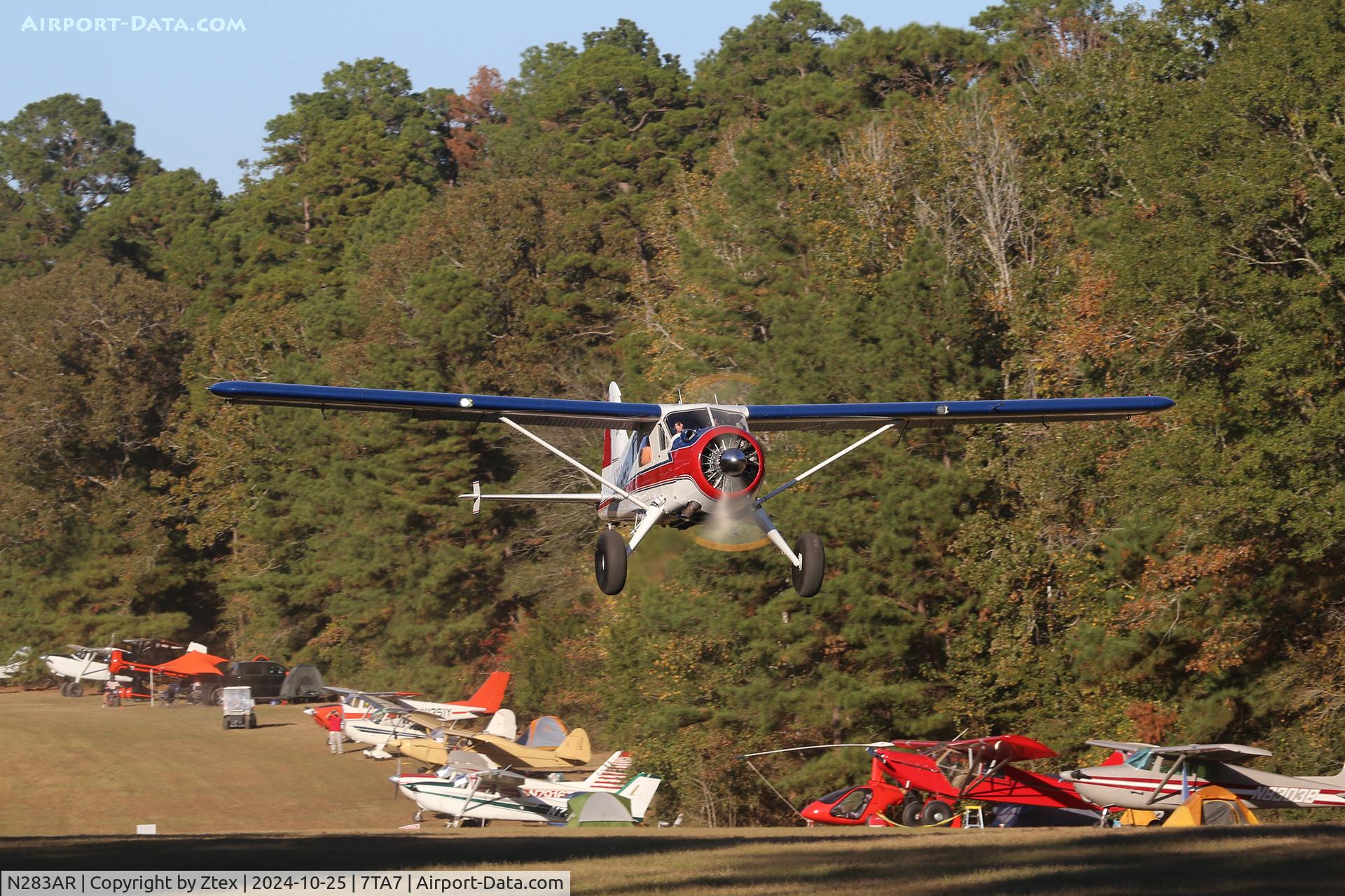N283AR, 1954 DeHavilland DHC-2 Beaver, c/n 725, At the 2024 Reklaw Fly-in 