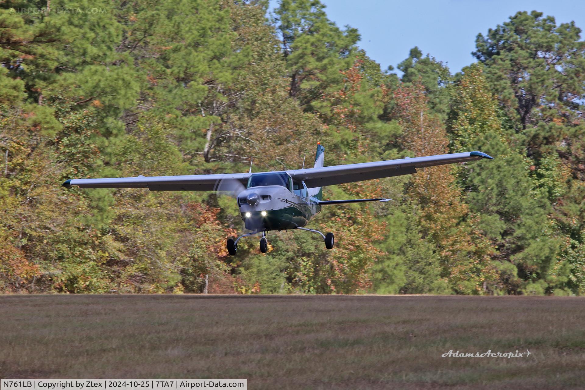 N761LB, 1977 Cessna T210M Turbo Centurion, c/n 21062331, At the 2024 Reklaw Fly-in 
