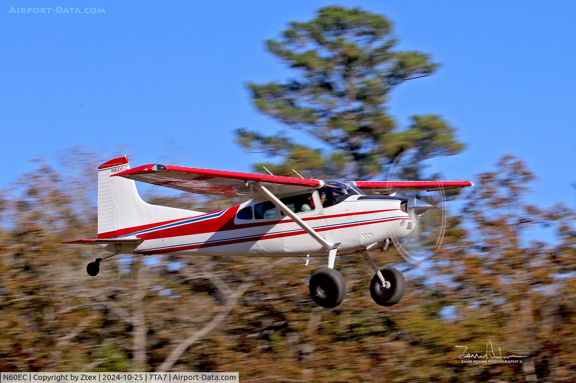 N60EC, 1979 Cessna A185F Skywagon 185, c/n 18503913, At the 2024 Reklaw Fly-in 