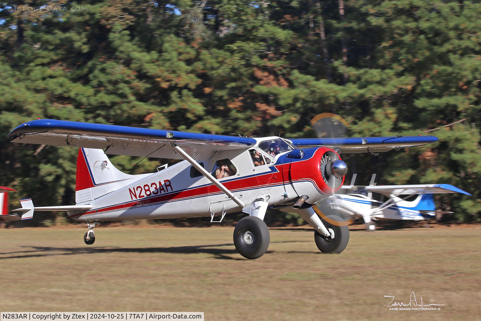 N283AR, 1954 DeHavilland DHC-2 Beaver, c/n 725, At the 2024 Reklaw Fly-in 